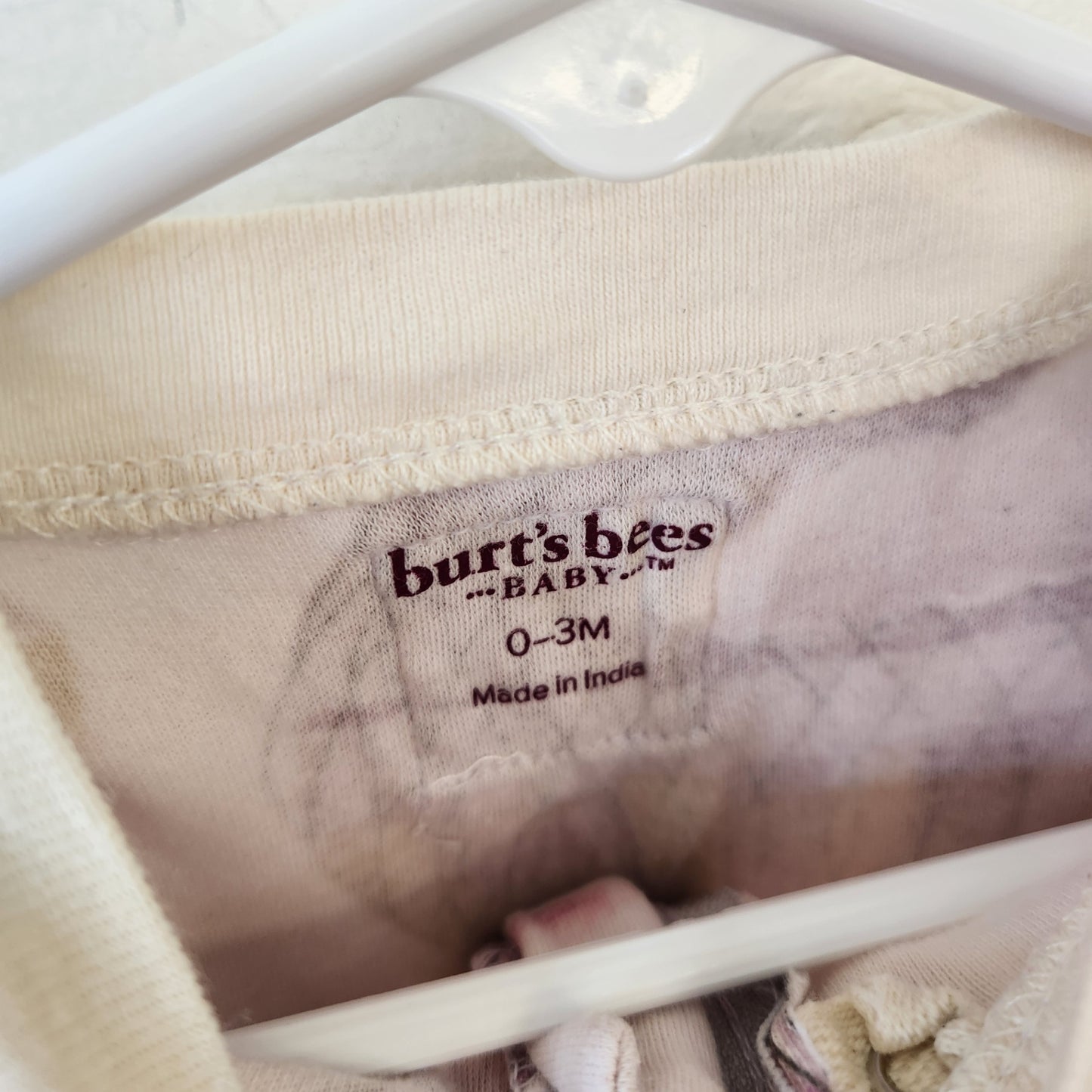 Size 0-3m | Burt's Bees Hot Aur Balloo. Footie | UBNUU