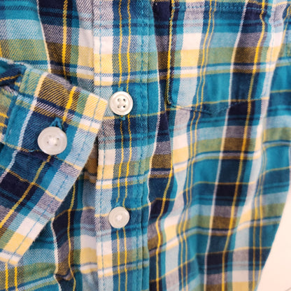Size 6-12m | GYMBOREE Blue & Yellow Buttondown | UBNUU