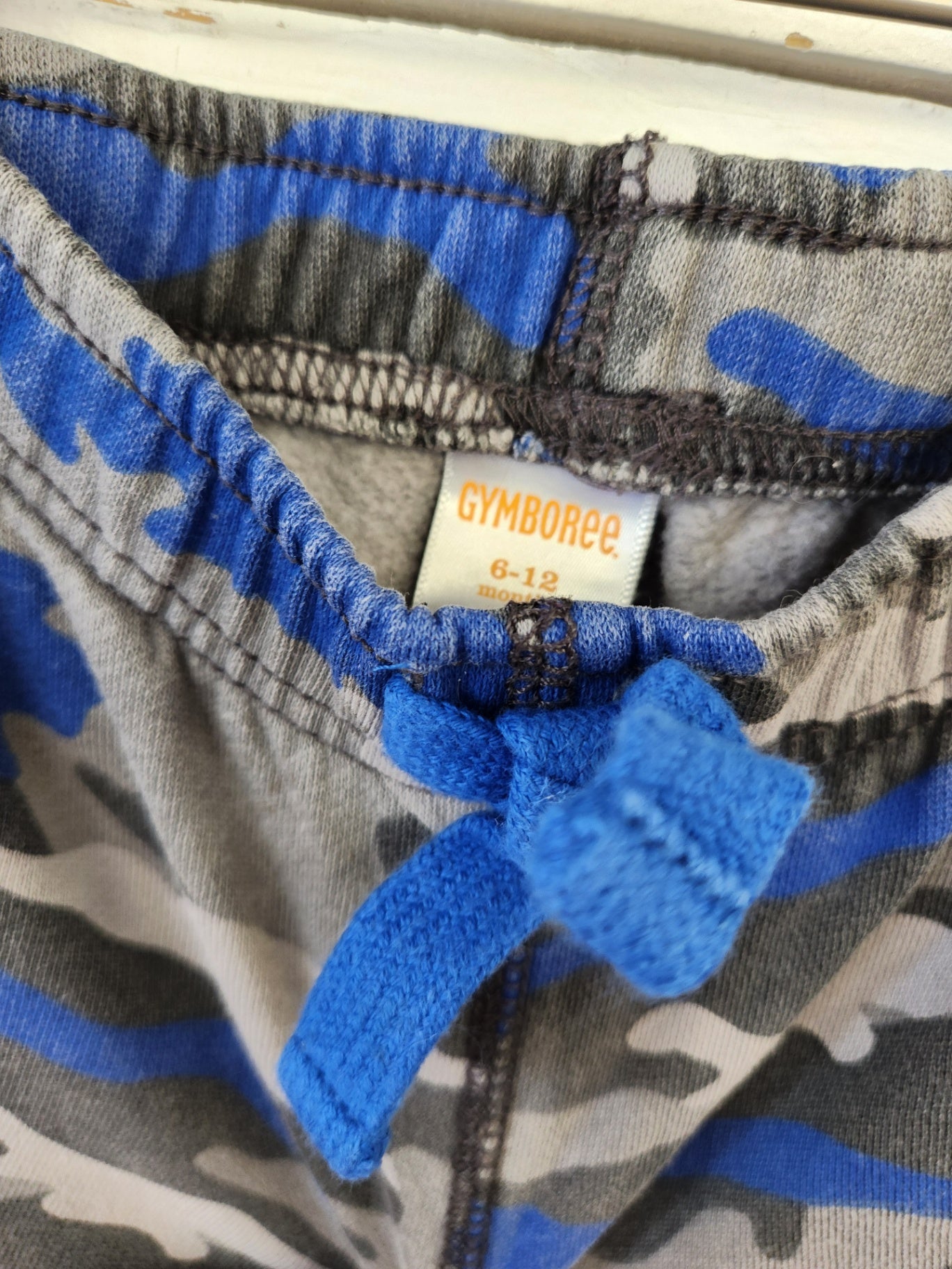 Size 6-12m | GYMBOREE Blue Camo Pants | UBNUU