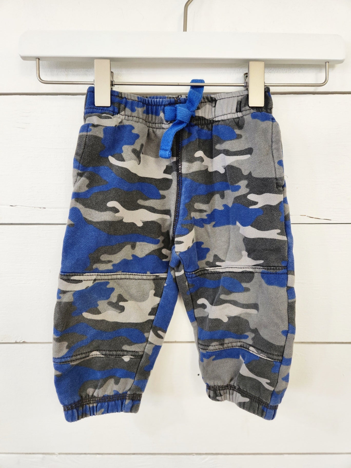 Size 6-12m | GYMBOREE Blue Camo Pants | UBNUU