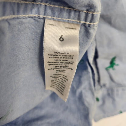 Size 6 | OshKosh T-Rex Buttondown | UBNUU