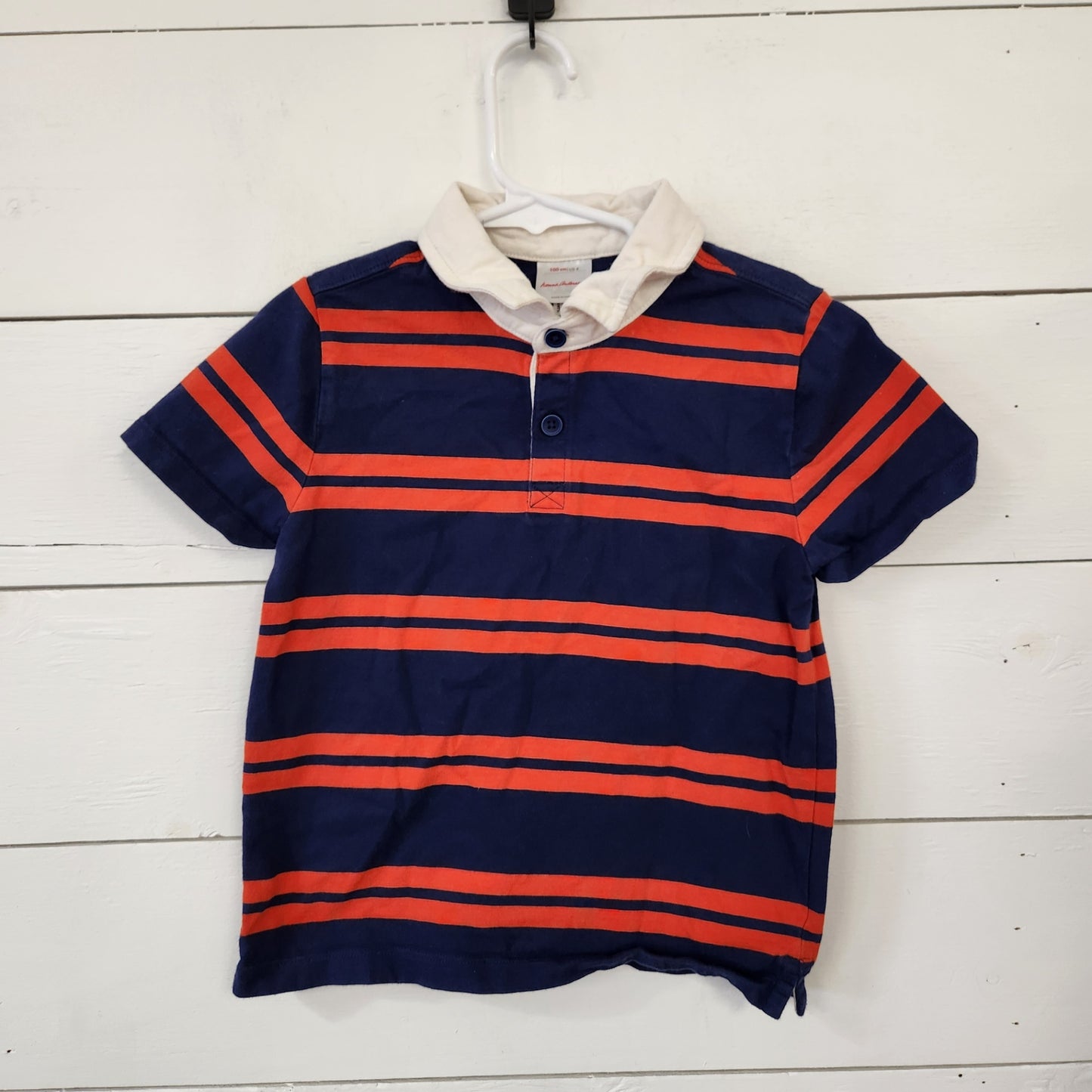Size 4t | Hanna Andersson Navy & Orange Polo | UBNUU