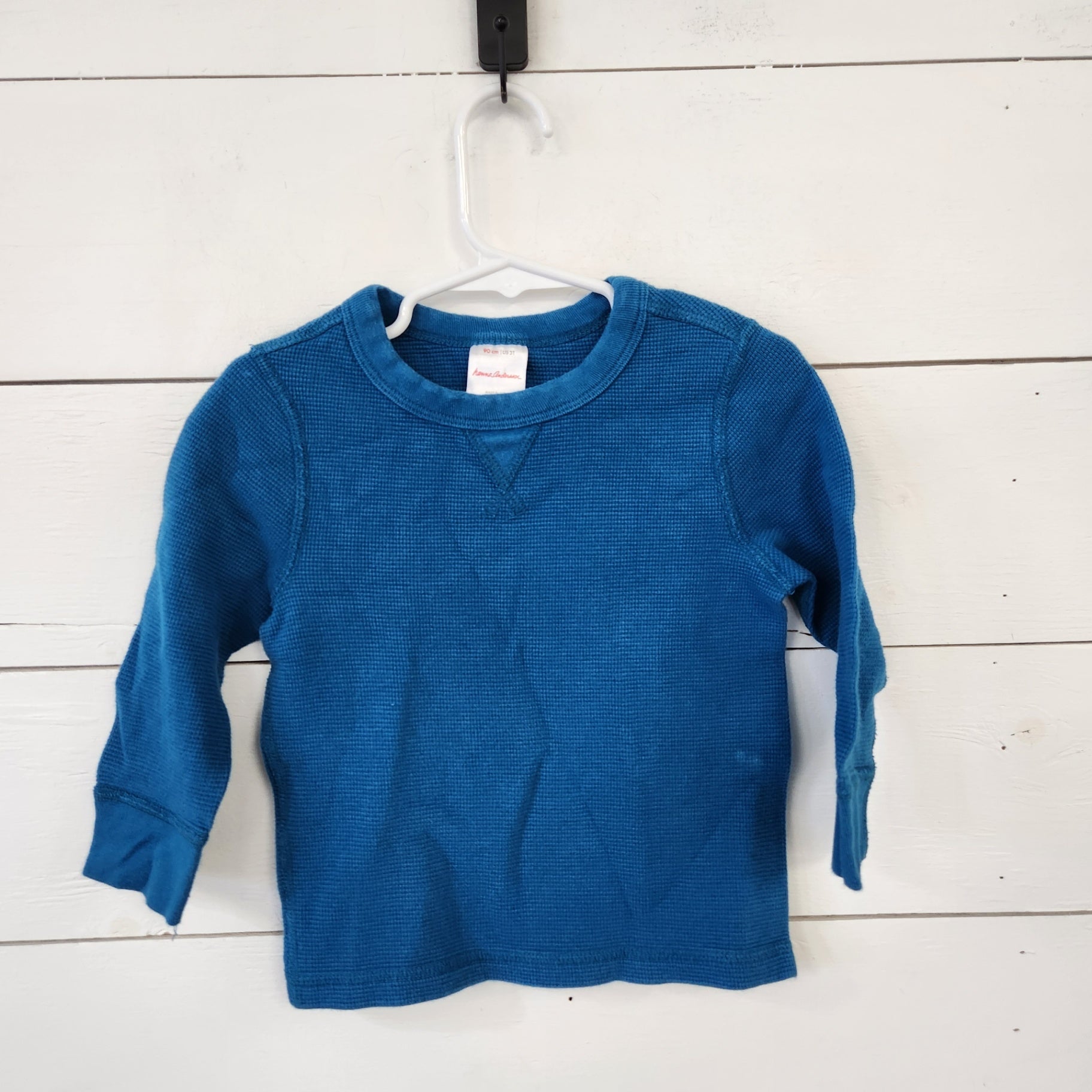 Size 3t | Hanna Andersson Blue Henley | UBNUU