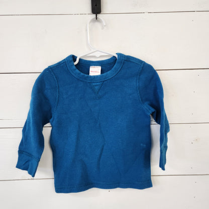 Size 3t | Hanna Andersson Blue Henley | UBNUU