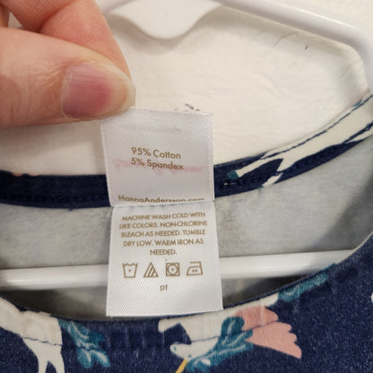 Size 5 | Hanna Andersson Unicorn Kids' Dress | UBNUU