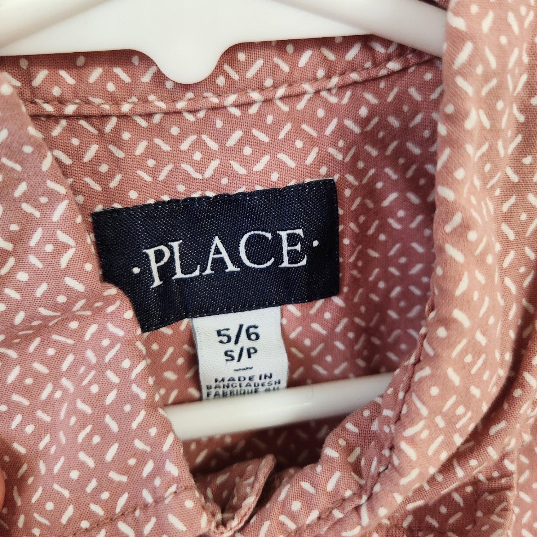 Size 5-6 | Place Pink Buttondown | UBNUU