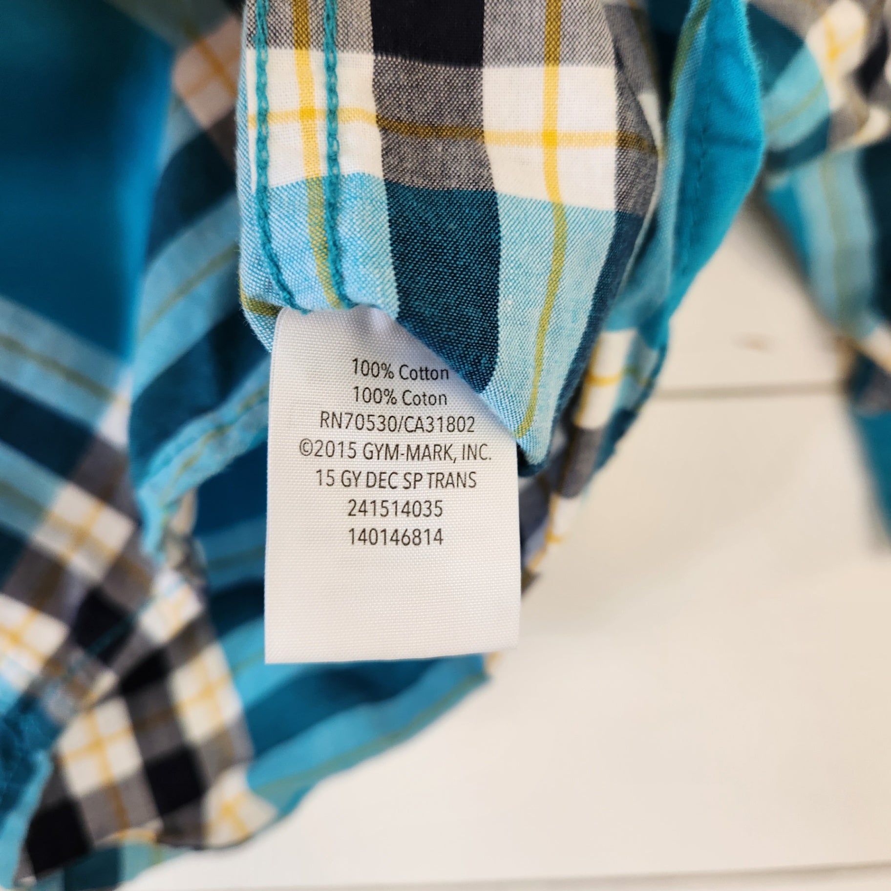 Size 6-12m | GYMBOREE Blue Buttondown |UBNUU