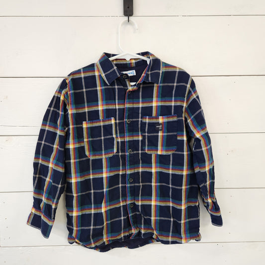 Size 6 | Mayoral Lined Flannel Shirt | UBNUU