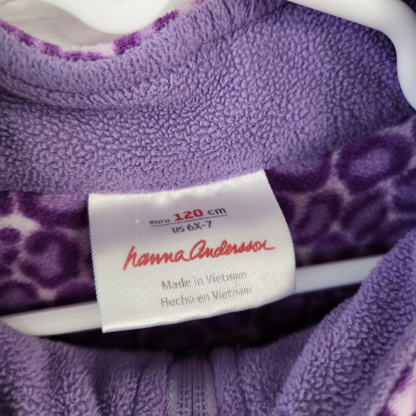 Size 6-7 | Hanna Andersson Purple Fleece | UBNUU
