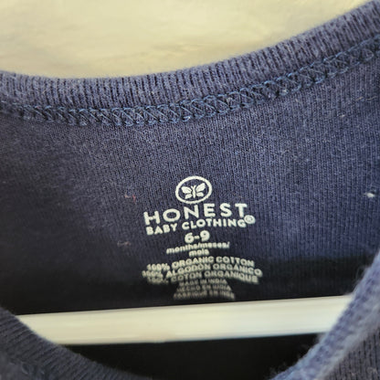 Size 6-9m | Honest Baby Navy Bodysuit | UBNUU