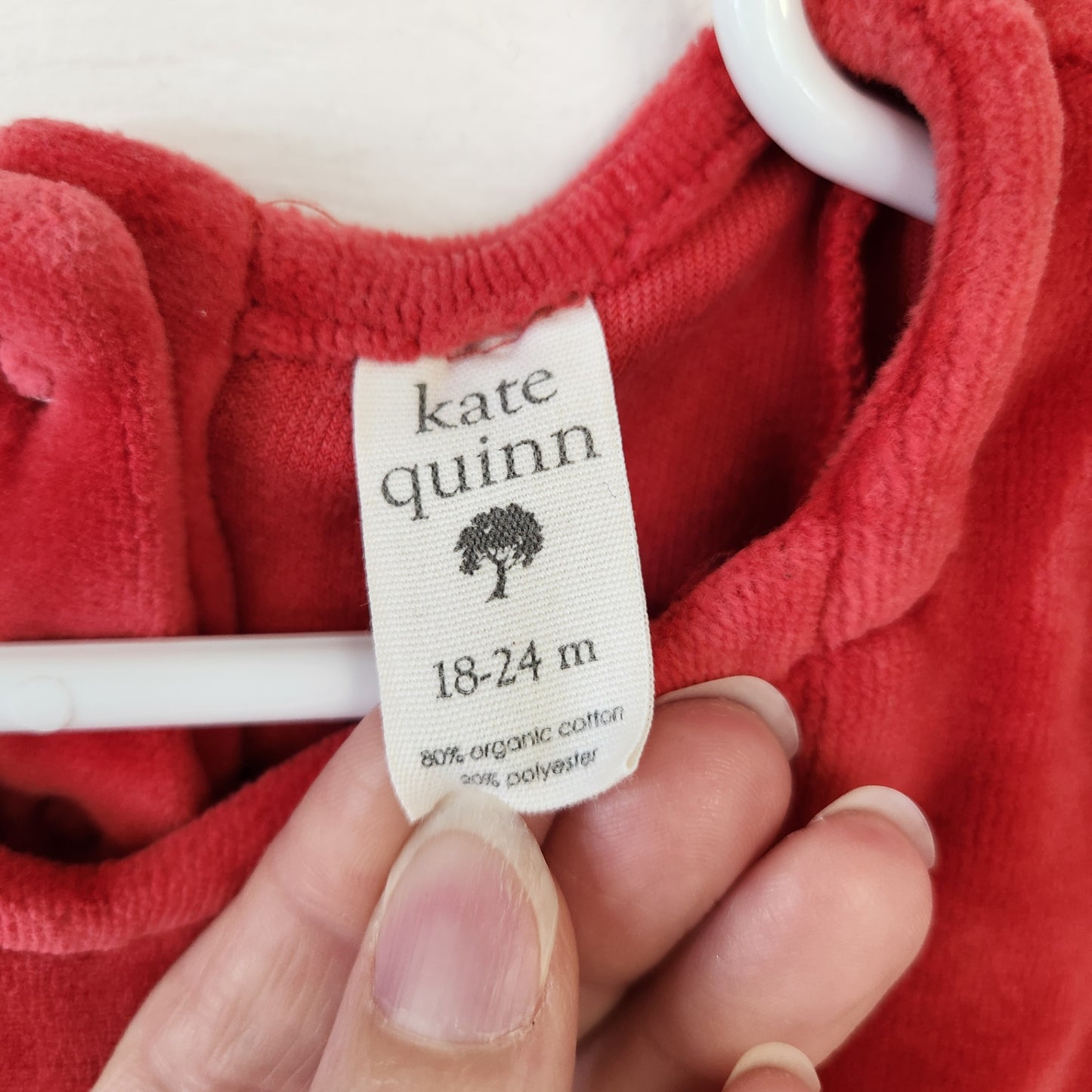Size 18-24m | Kate Quinn Red Baby Bodysuit | UBNUU