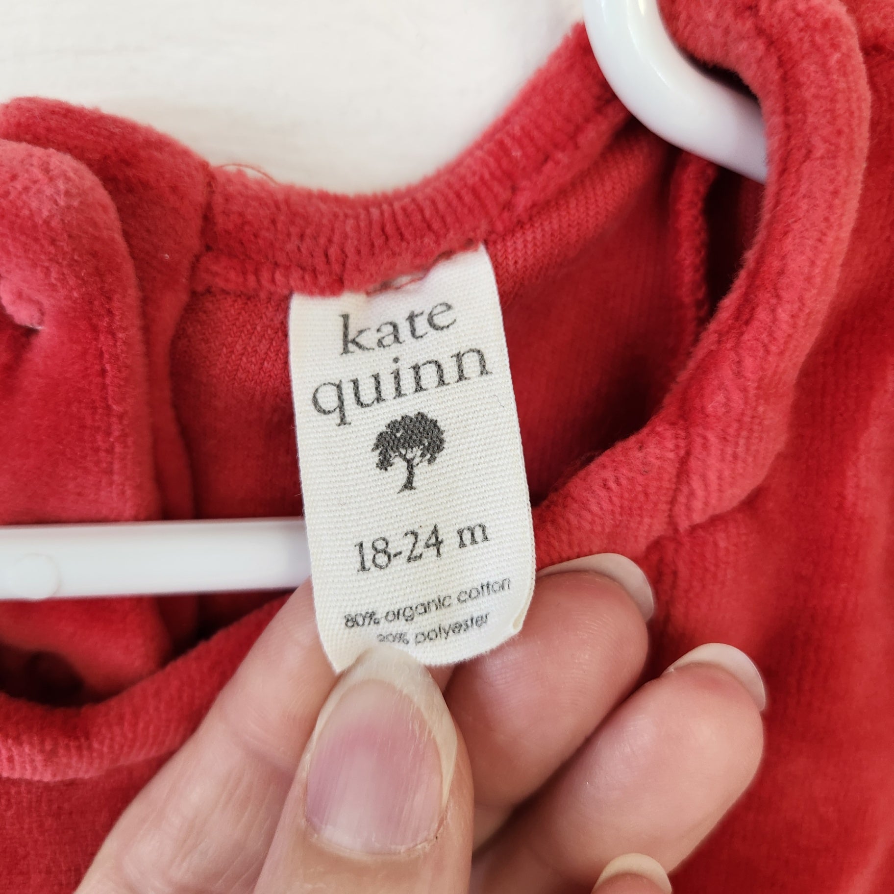Size 18-24m | Kate Quinn Red Baby Bodysuit | UBNUU