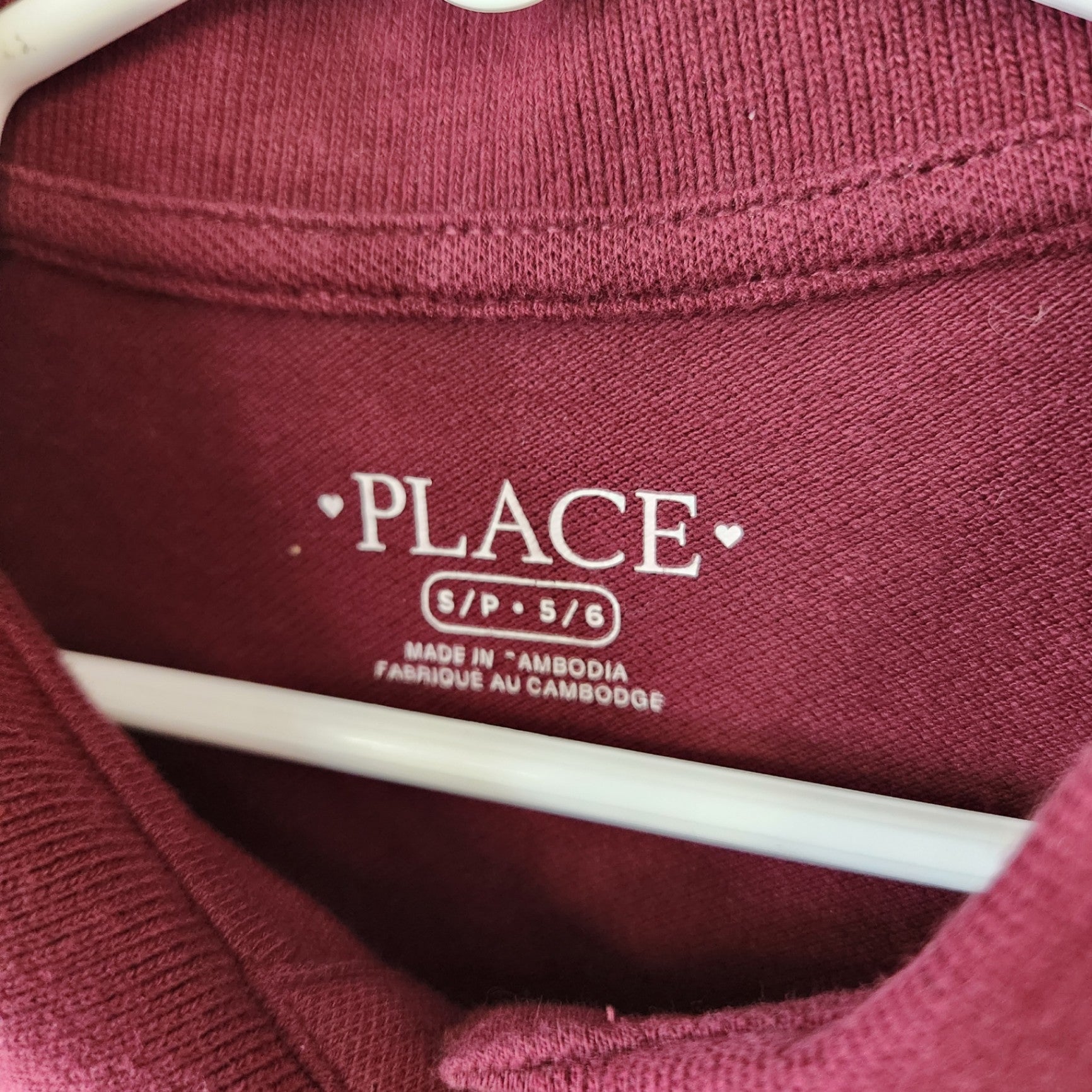 Size 5-6 | PLACE Kids' Shirt w/ Ruffle Sleeve | UBNUU