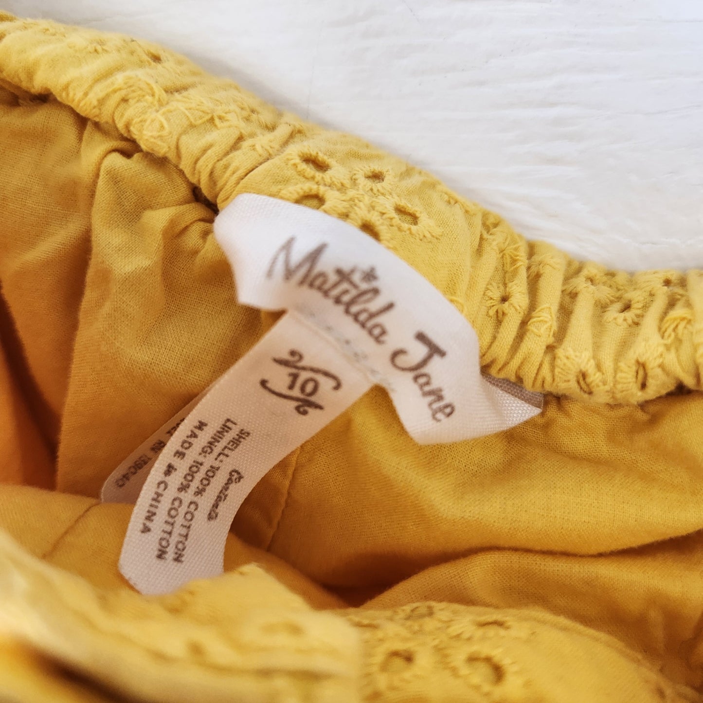 Size 10 | Matilda Jane Yellow Shorts | UBNUU