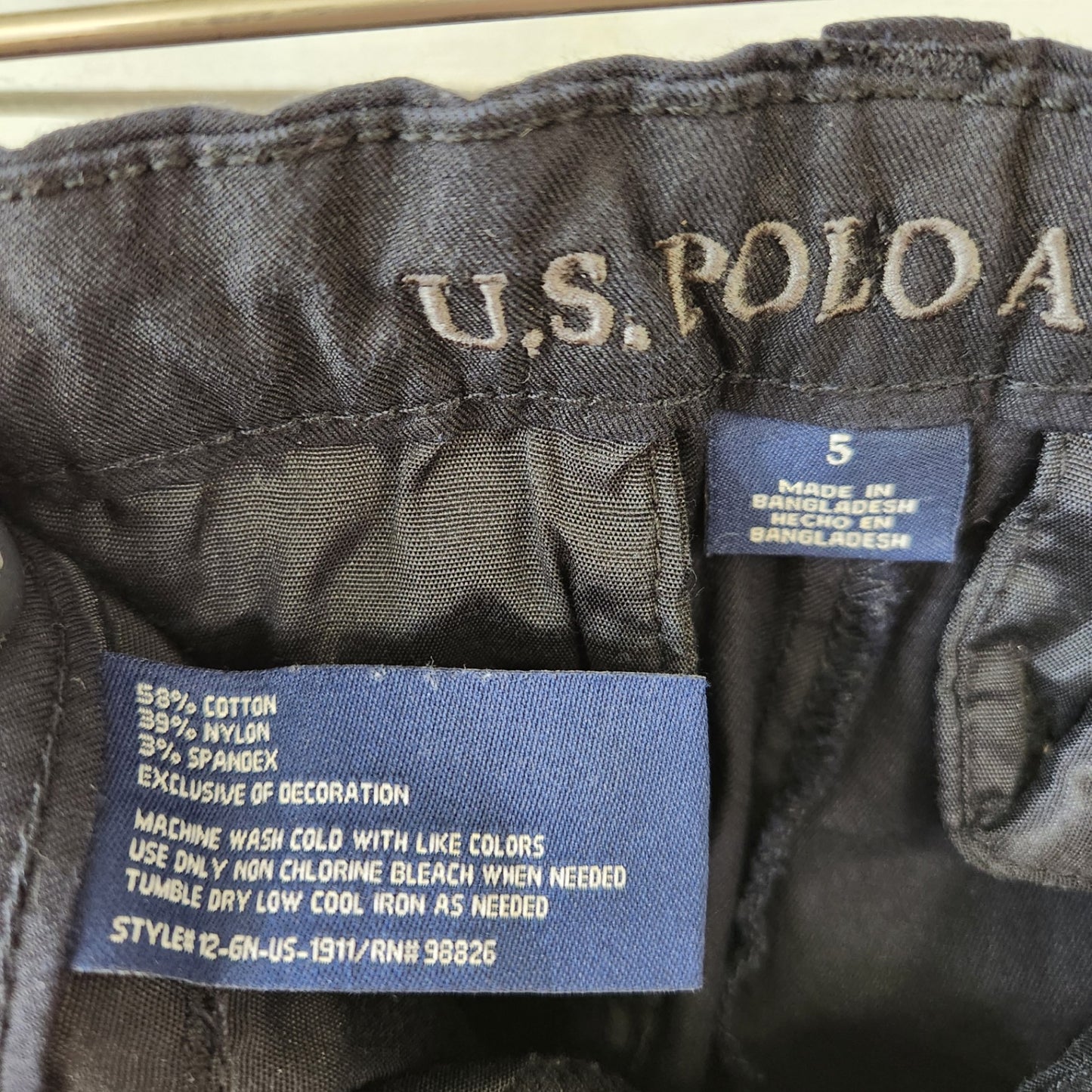 Size 5 | U.S. Polo Assn. Kids' Pants | UBNUU