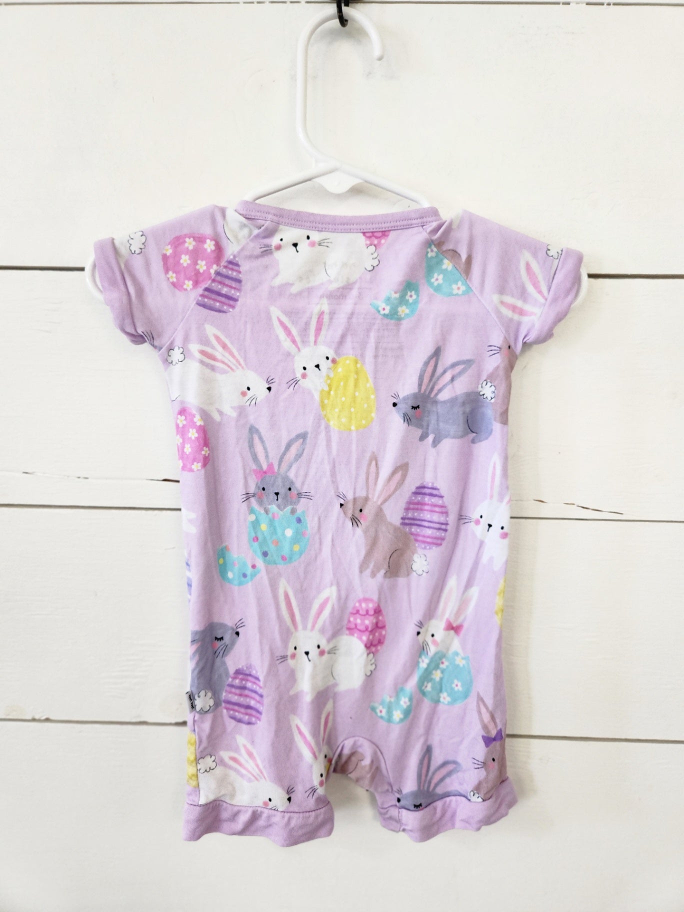Size 3-6m | Little Sleepies Bunny Shortie Romper | UBNUU