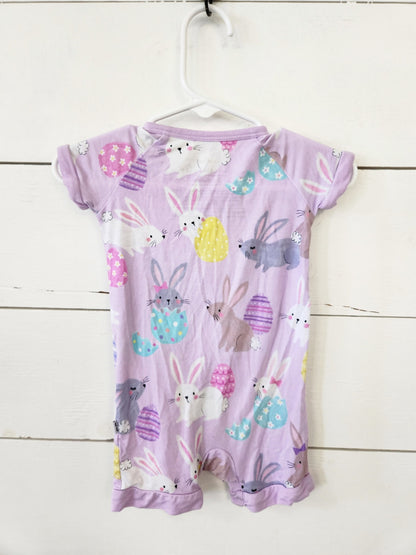 Size 3-6m | Little Sleepies Bunny Shortie Romper | UBNUU