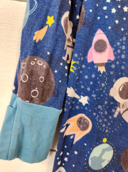 Size 12-18m | Little Sleepies Space Zip Sleeper| UBNUU