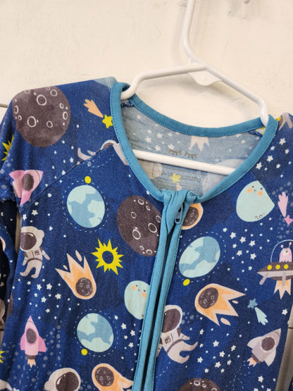 Size 12-18m | Little Sleepies Space Zip Sleeper| UBNUU