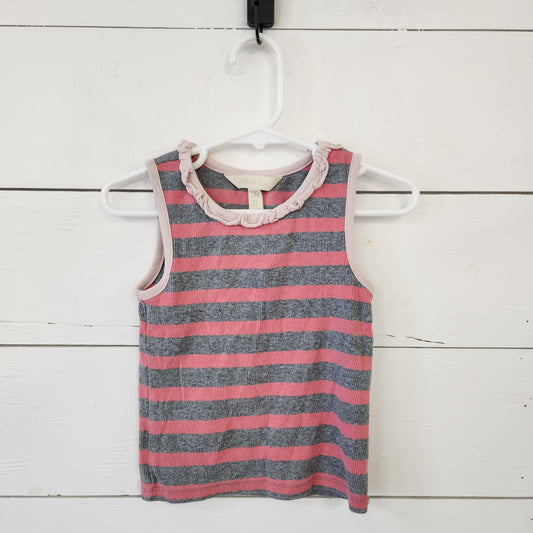 Size 2t | Matilda Jane Pink & Grey Kids' Tank Top | UBNUU