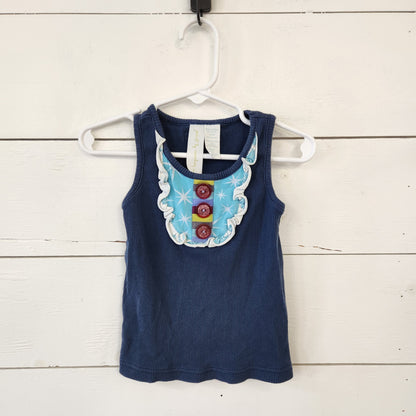 Size 2t | Matilda Jane Kids' Navy Sleeveless Top | UBNUU