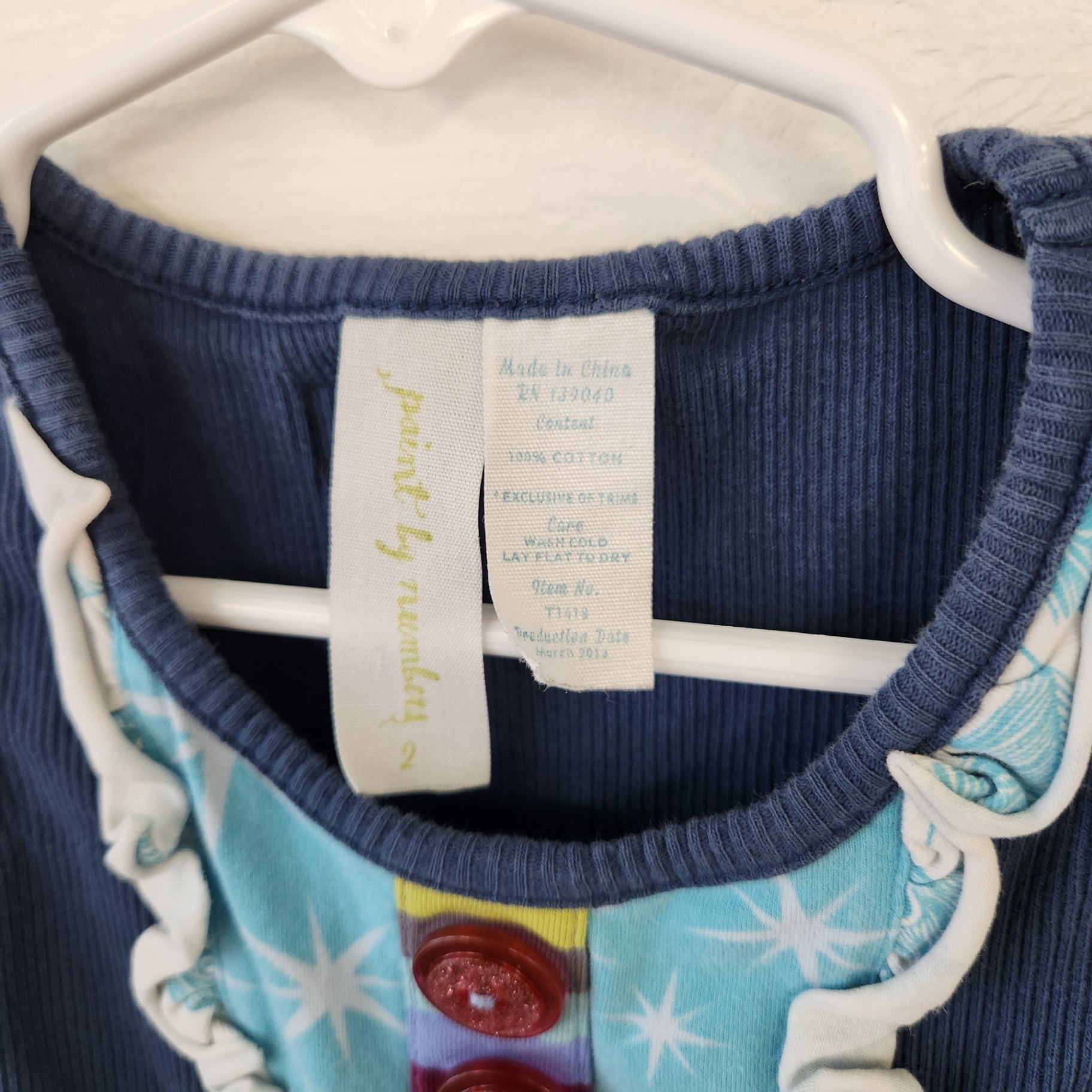 Size 2t | Matilda Jane Kids' Navy Sleeveless Top | UBNUU