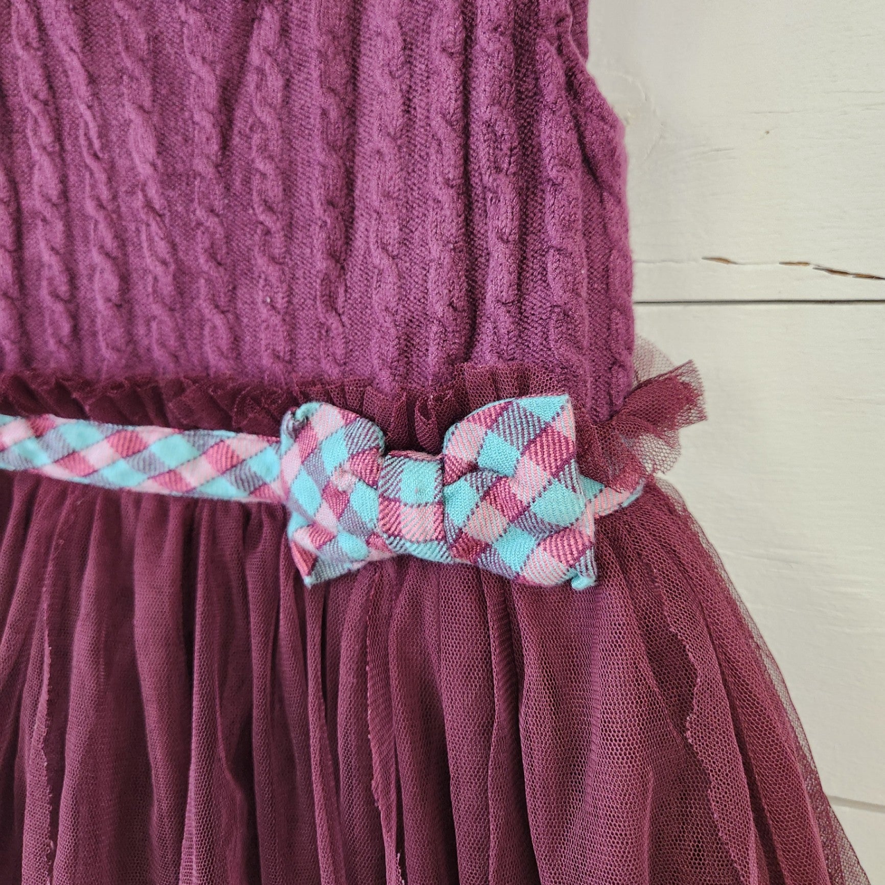 Size 2t | Matilda Jane Maroon Tulle Kids' Dress | UBNUU