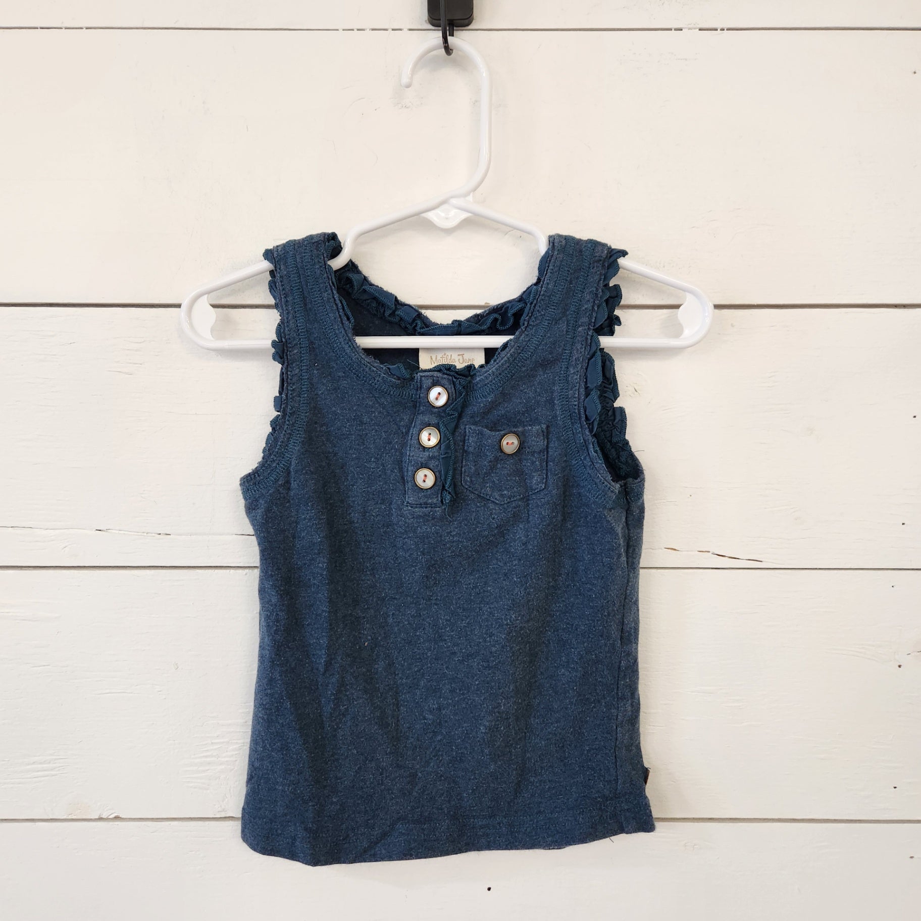 Size 2t | Matilda Jane Ruffles & Pocket Kids' Sleeveless Top | UBNUU