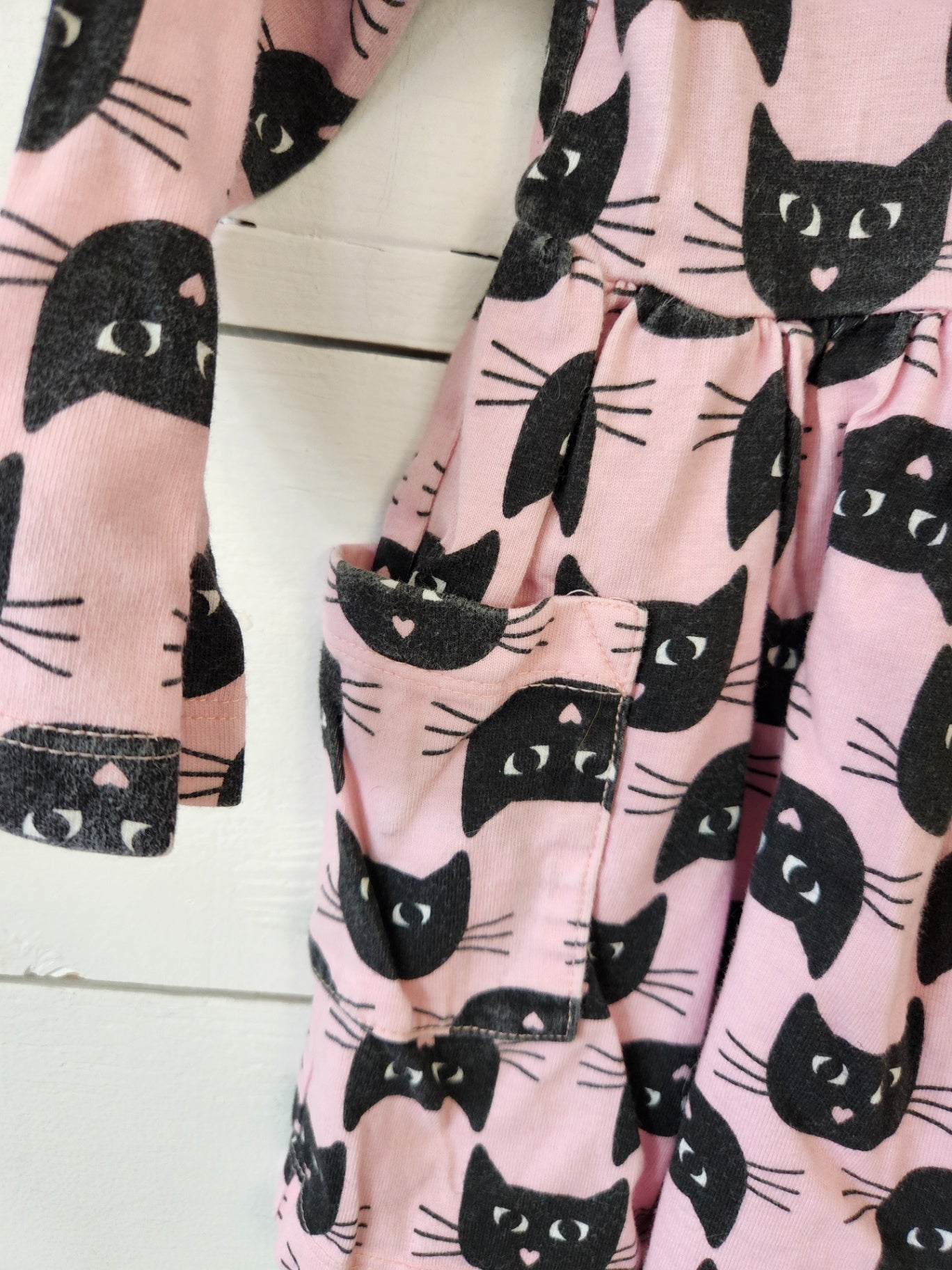 Size 2t | Hanna Anderson Pink Kitty Dress | UBNUU