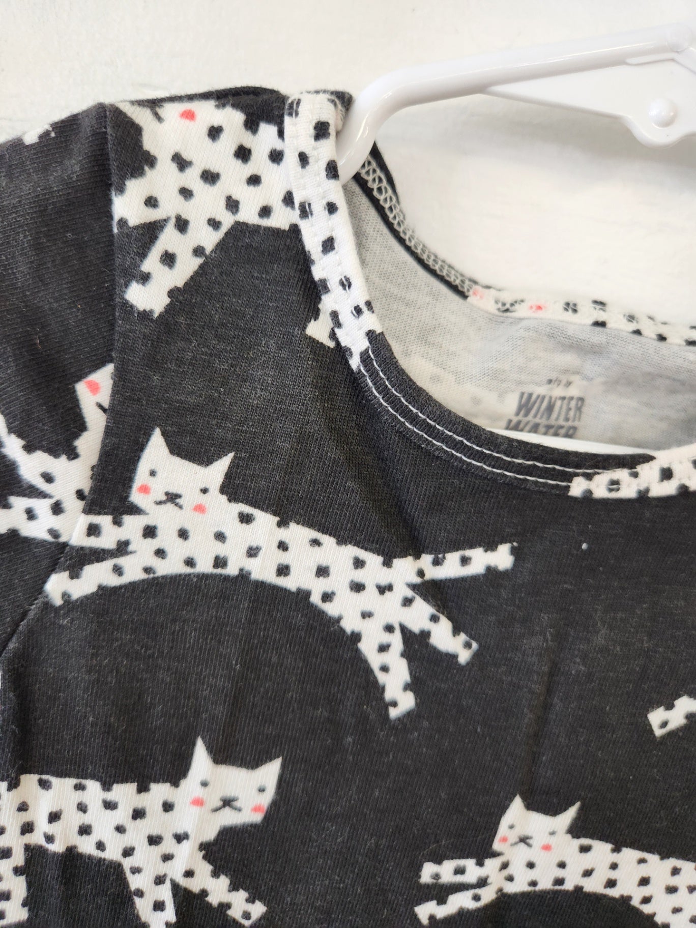 Size 2t | Winter Water Factory Black Kitty Dress | UBNUU