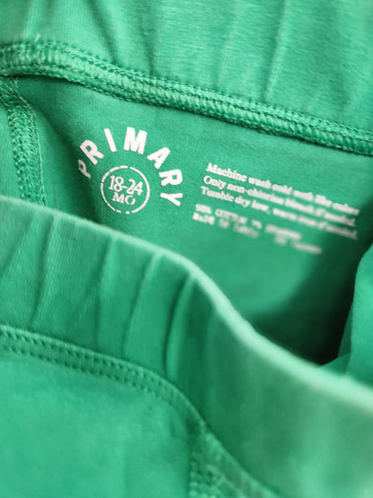 Size 18-24m | Primary Colors Green Leggings | UBNUU