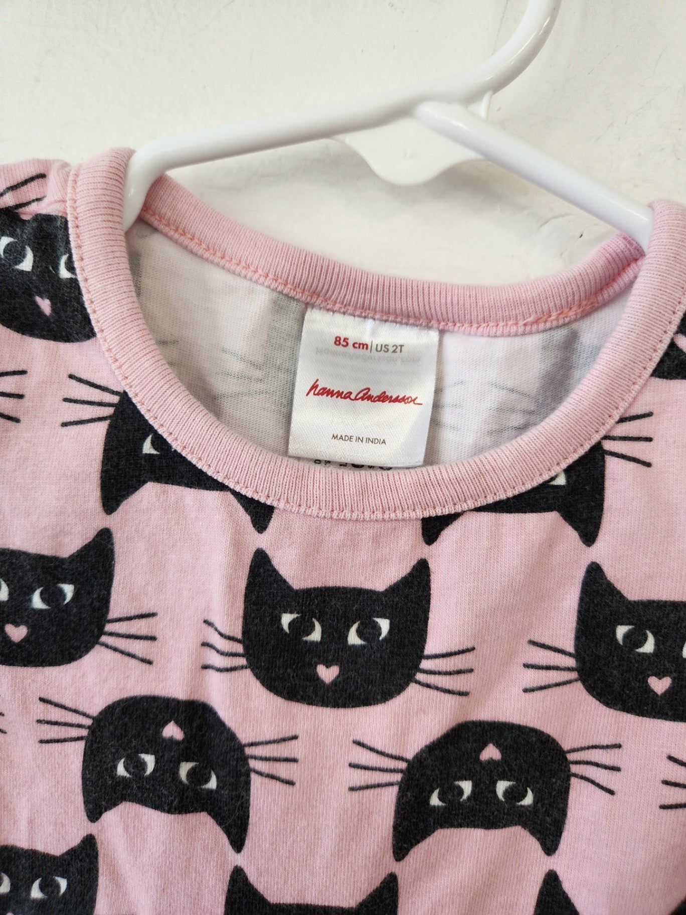 Size 2t | Hanna Anderson Pink Kitty Dress | UBNUU