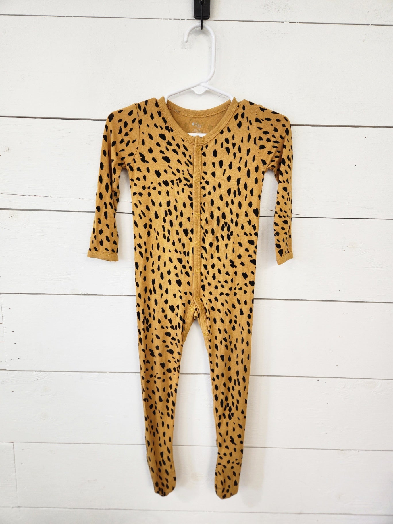 Size 12-18m | Kyte Leopard Print Footie | UBNUU
