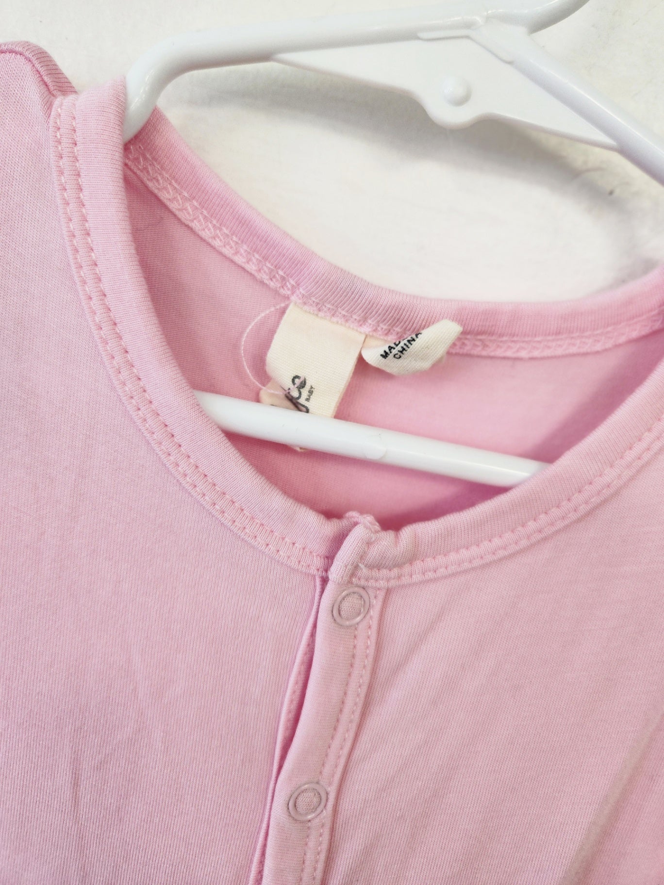 Size 12-18m | Kyte Pink Snap Romper | UBNUU