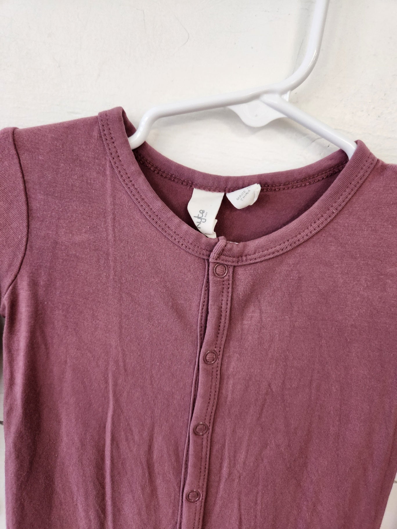 Size 6-12m | Kyte Mauve Snap Sleeper | UBNUU