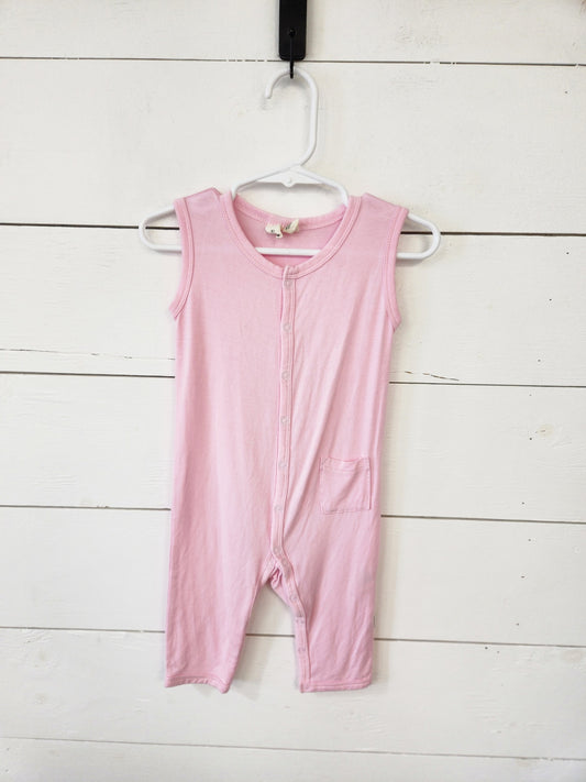 Size 12-18m | Kyte Pink Snap Romper | UBNUU