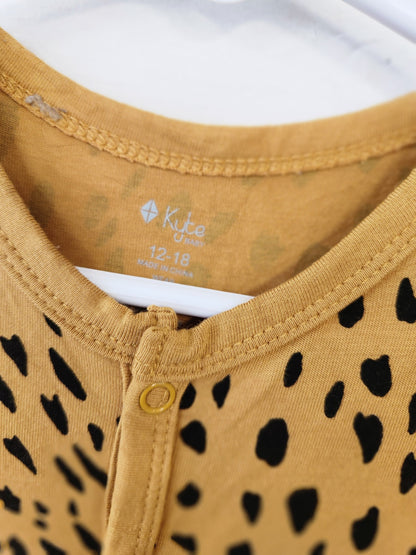 Size 12-18m | Kyte Leopard Print Footie | UBNUU