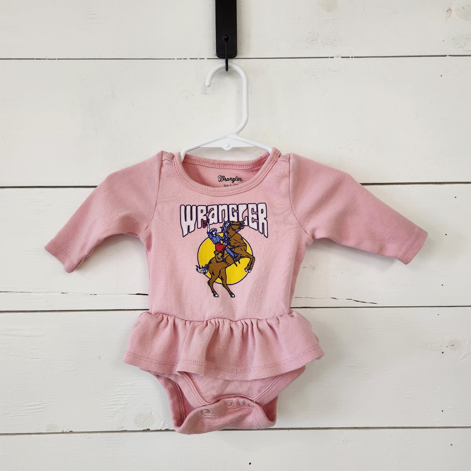 Size 0-3m | Wrangler Baby Bodysuit | UBNUU