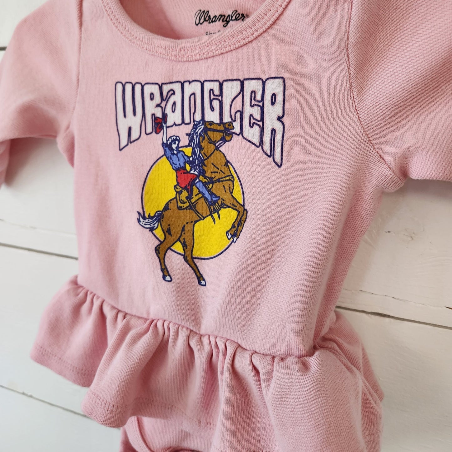 Size 0-3m | Wrangler Baby Bodysuit | UBNUU