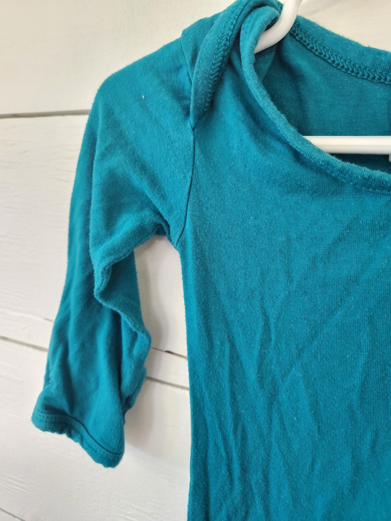 Size 6-9m | Kate Quinn Turquoise Footie Sleeper| UBNUU