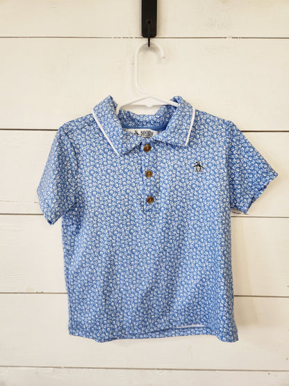Size 4t | Penguin by Munsing Wear Floral Collared Shirt| UBNUU