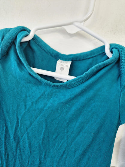Size 6-9m | Kate Quinn Turquoise Footie Sleeper| UBNUU