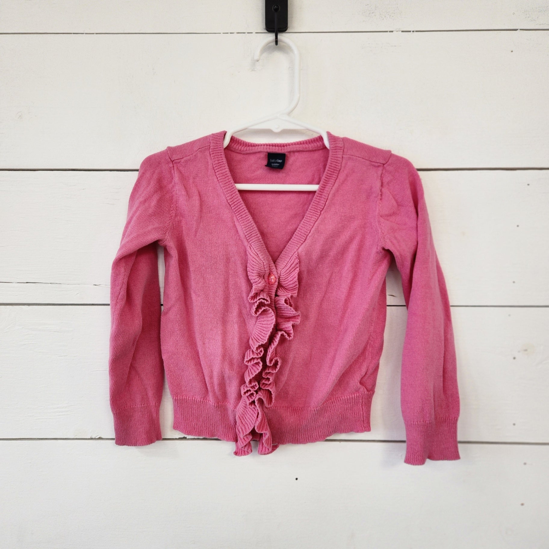 Size 3t | babyGap Ruffle Button Sweater | UBNUU