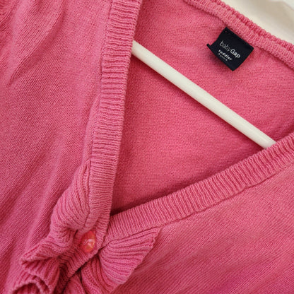 Size 3t | babyGap Ruffle Button Sweater | UBNUU