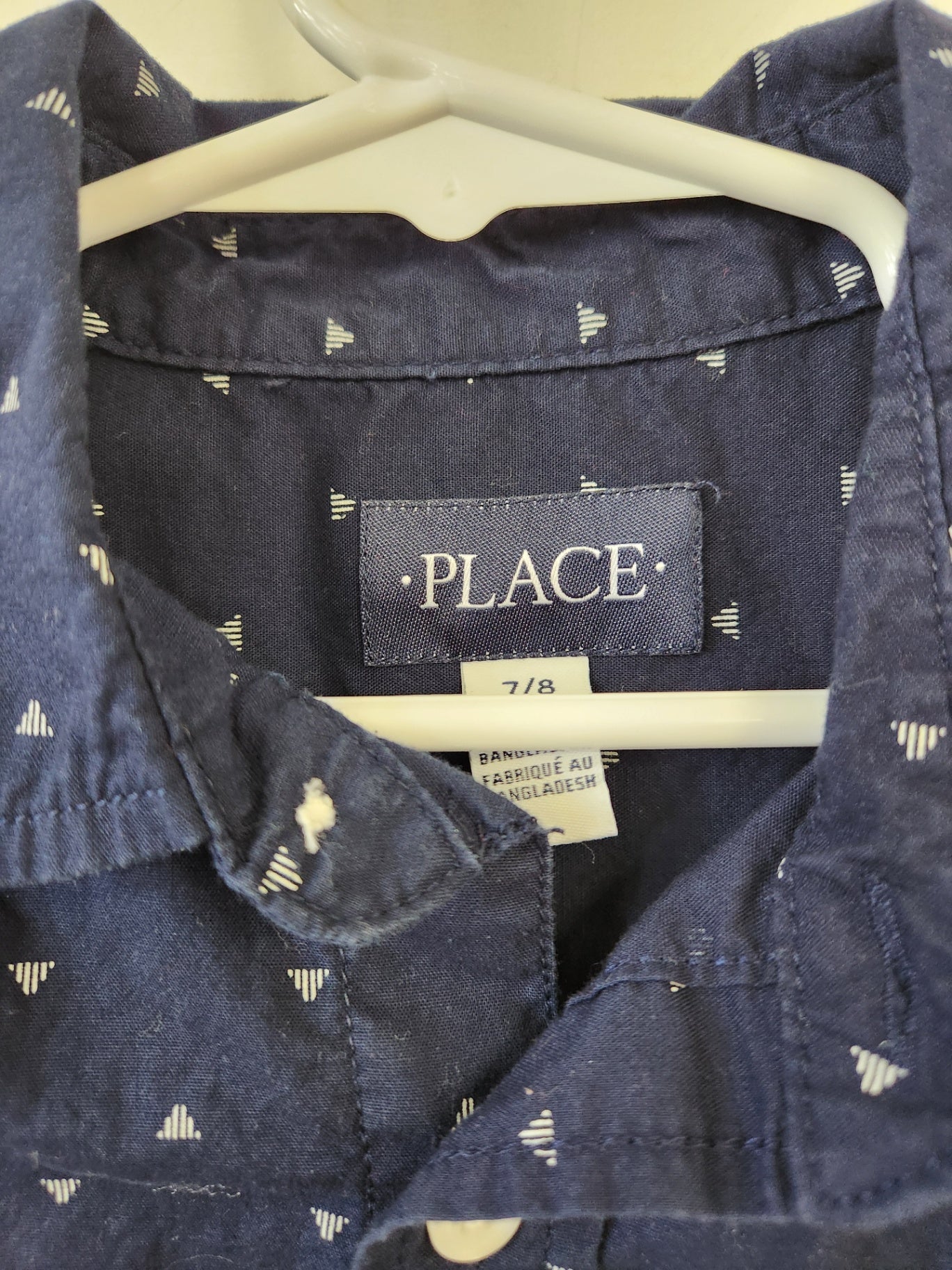 Size 7-8 | PLACE Kids' Shirt | UBNUU