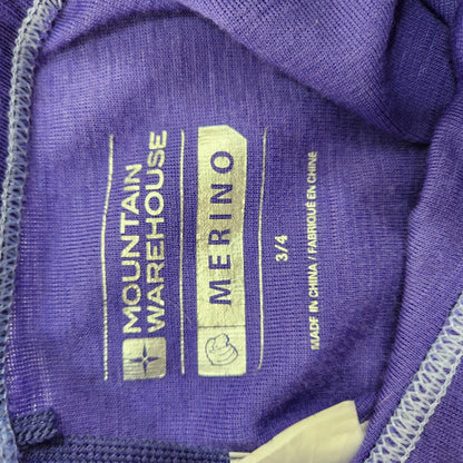 Size 3-4 | Mountain Wearhouse Kids' Wool Under Layer Pant | UBNUU