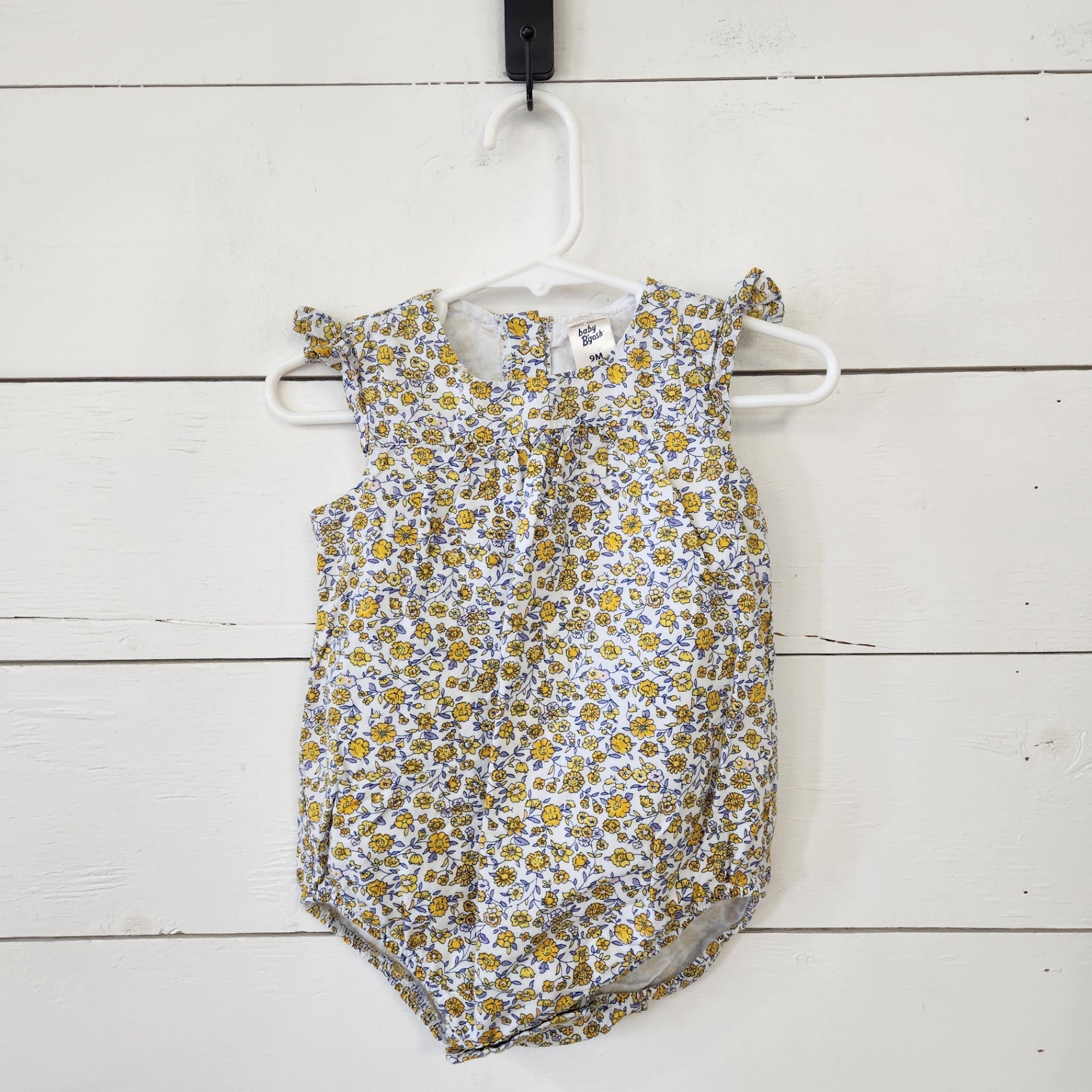 Size 9m | baby Bgosh Yellow Baby Bodysuit | UBNUU