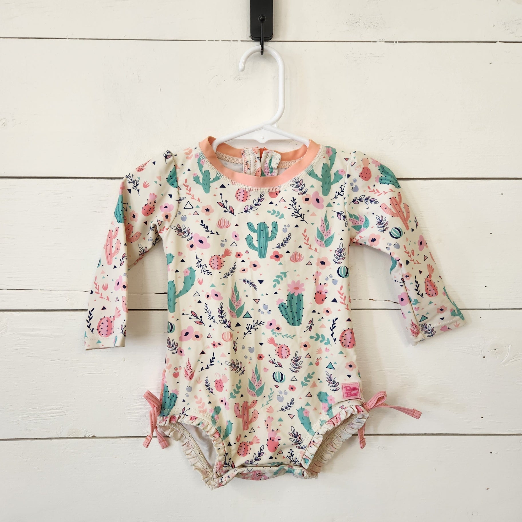 Size 12-18m | Ruffle Butts Cactus Kids' Swimsuit | UBNUU
