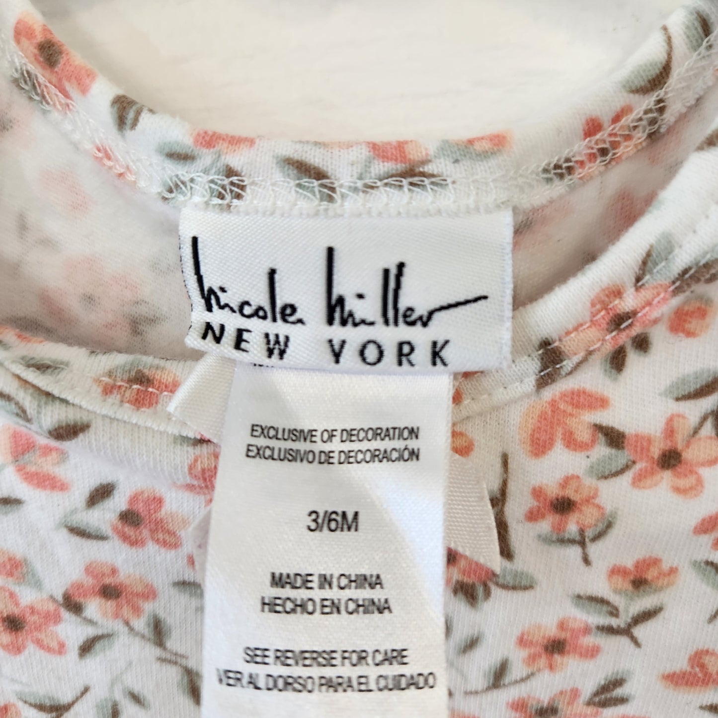 Size 3/6M | Nicole Miller NEW YORK Kids' Body Suit | UBNUU