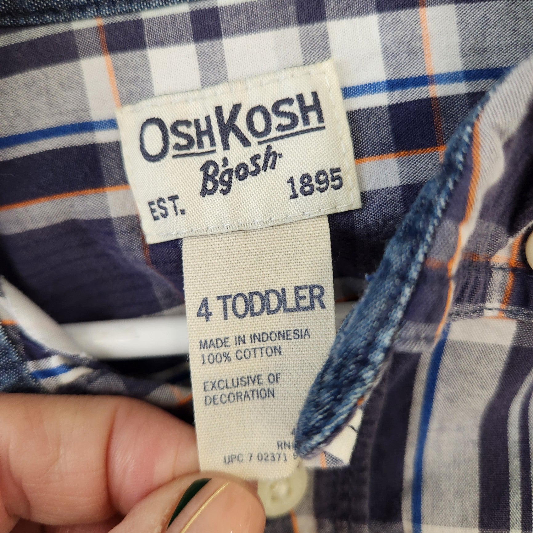 Size 4t | OshKosh B'gosh Kids' Shirt | UBNUU